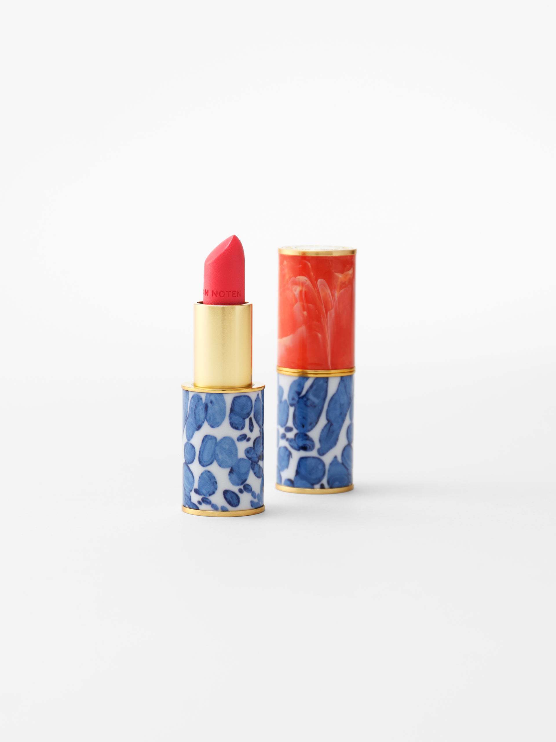 coral ceramic case lipstick