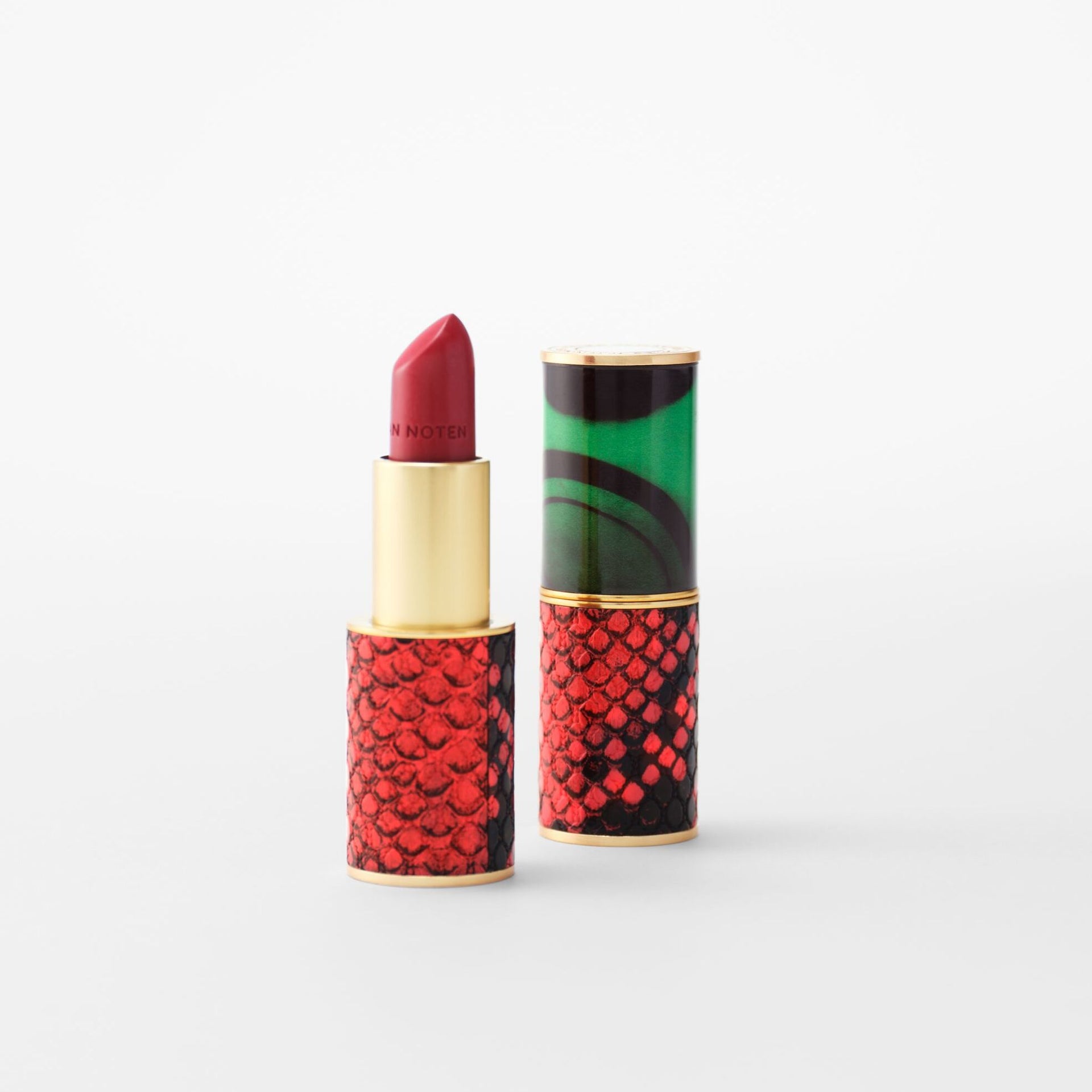 lipstick with snakeprint case