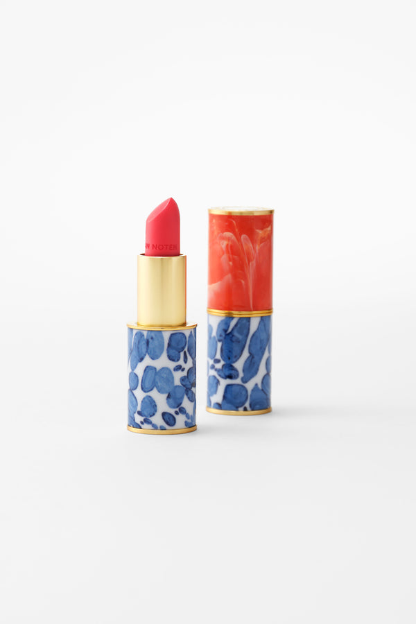 coral ceramic lipstick case
