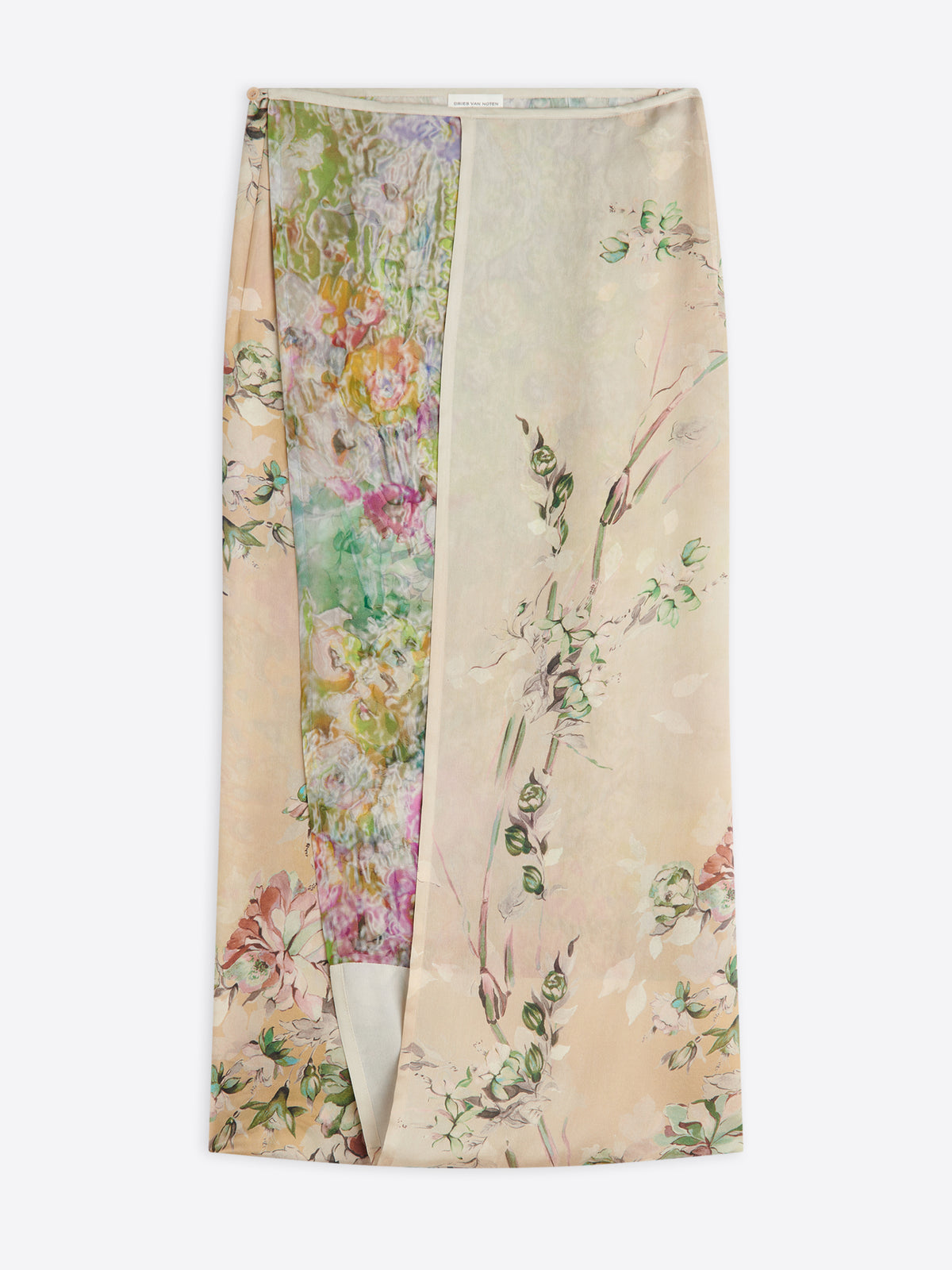 Silk wrap skirt