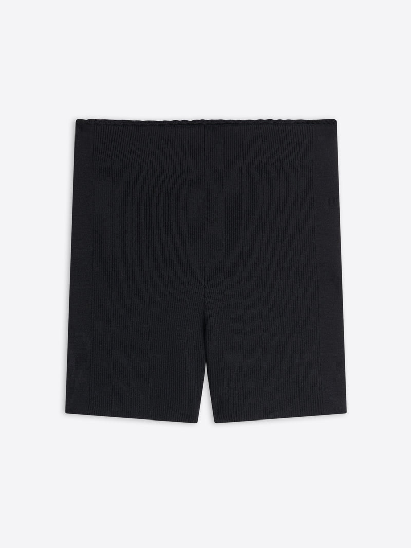 Fitted rib shorts