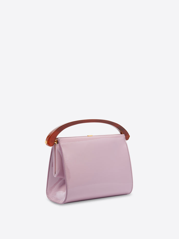 Patent leather tote