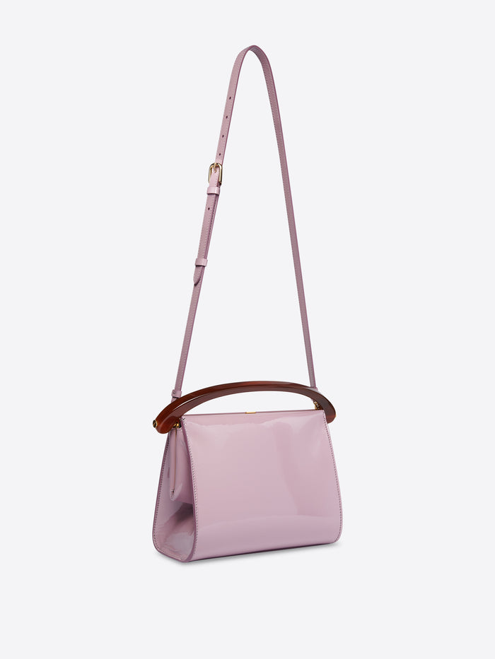 Patent leather tote
