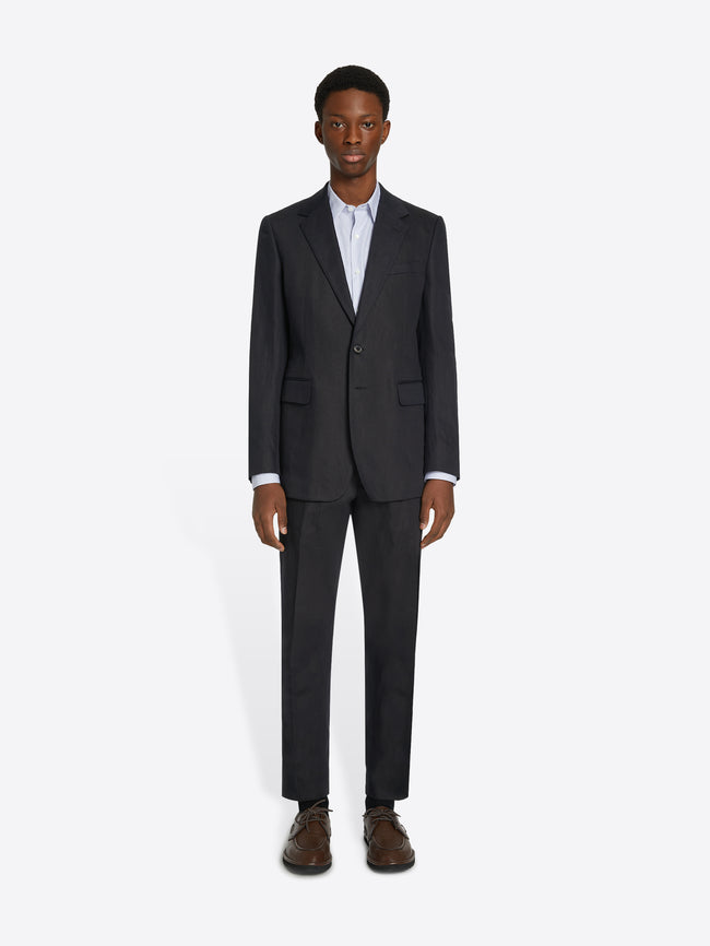 Linen blend suit