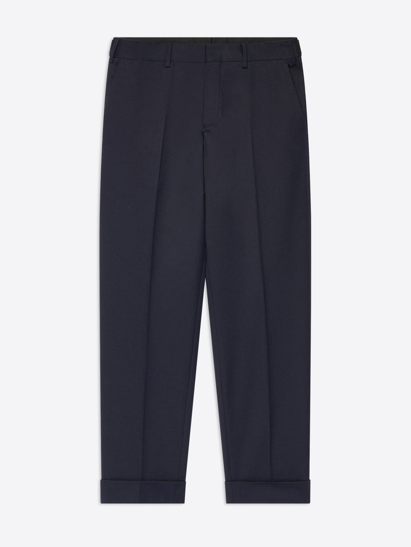 Tapered cuffed pants