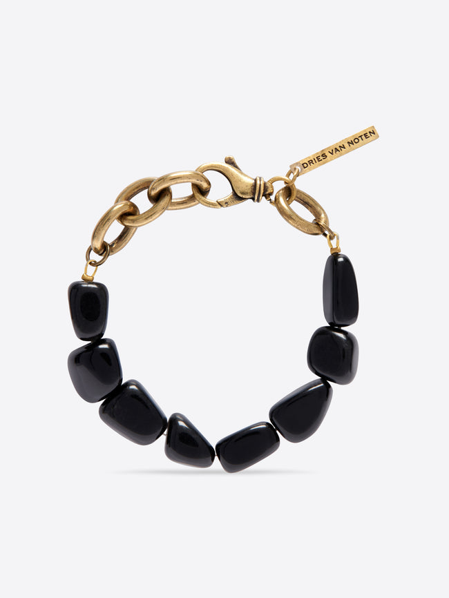 Stone chain bracelet
