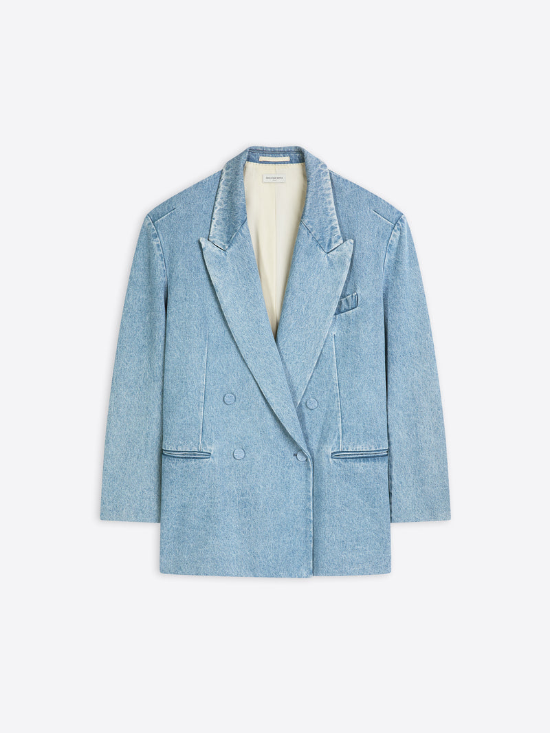 Oversized denim blazer Spring-Summer Women Dries Van Noten