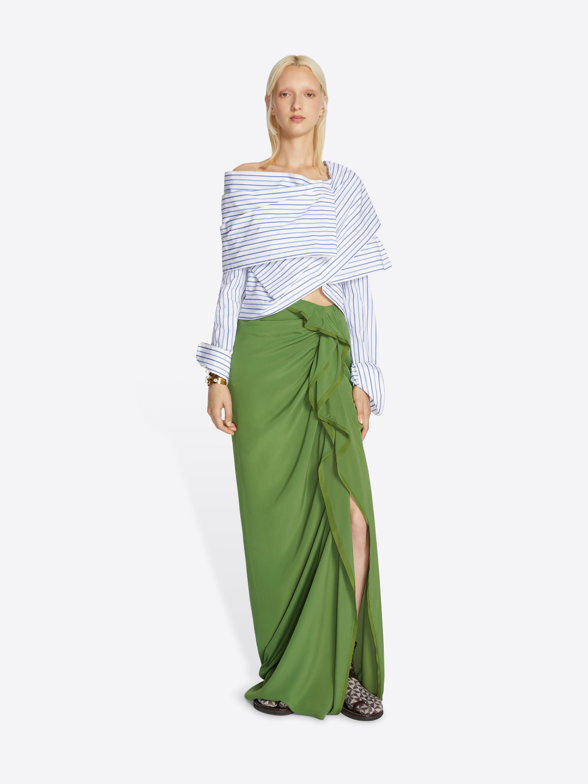 Knotted Top and Draped Skirt – FUELTHESTORE