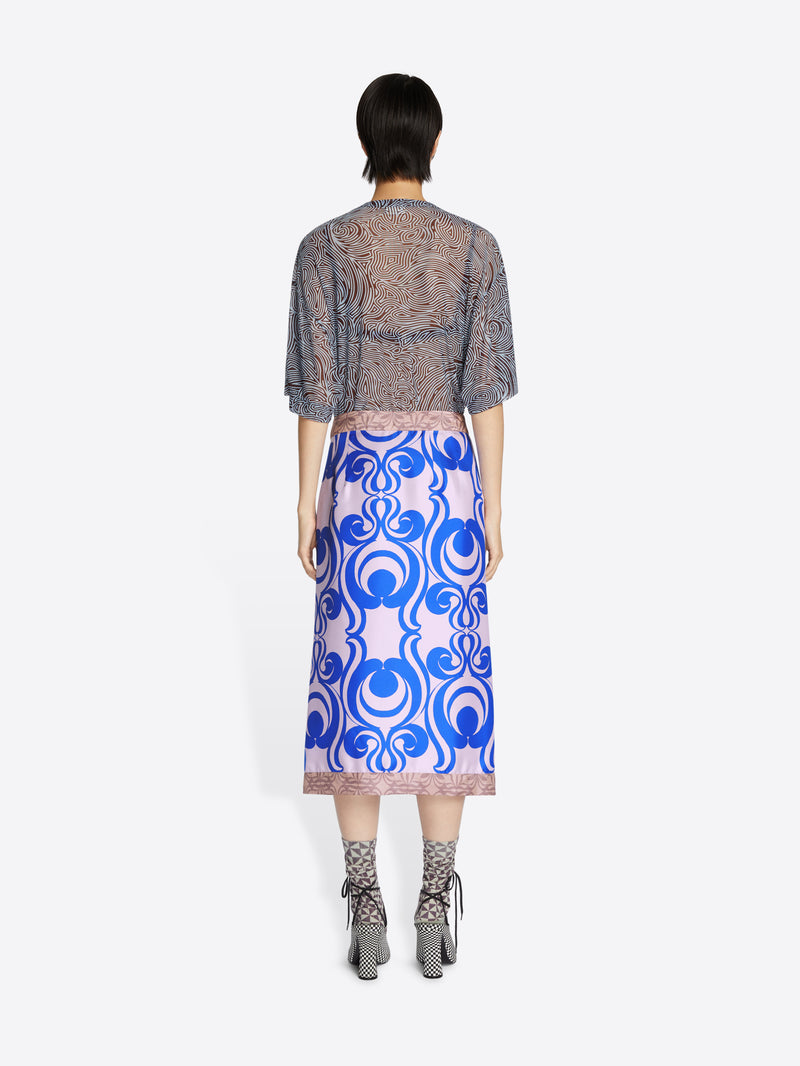 Silk draped skirt - Spring-Summer Women | Dries Van Noten