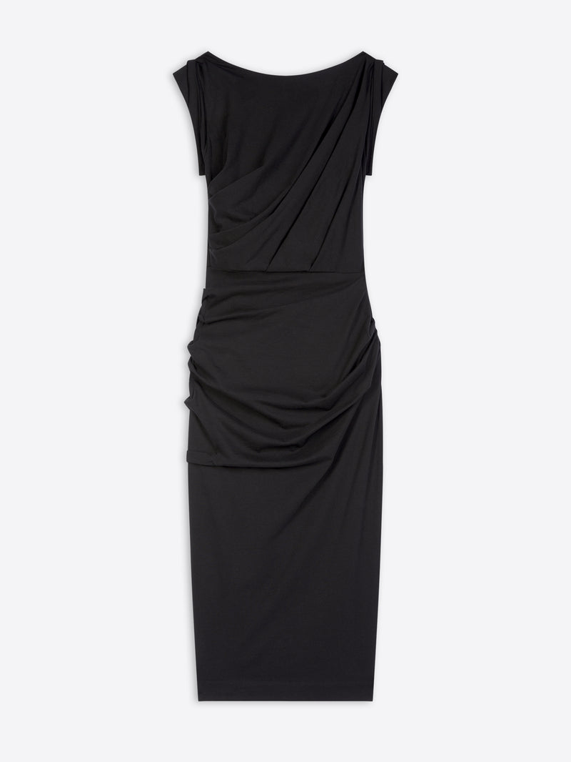Fitted draped dress