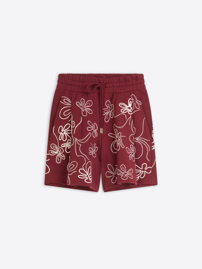 Embroidered shorts
