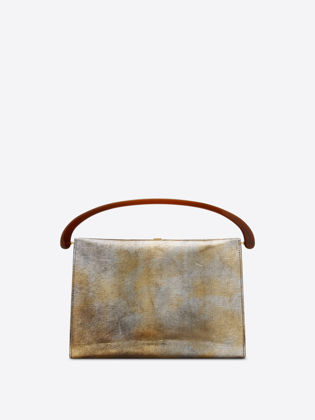 Metallic handbag