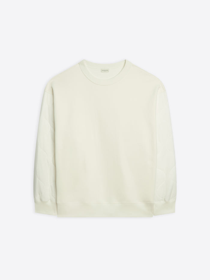 Quilted sweatshirt