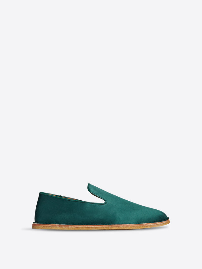 Satin loafers