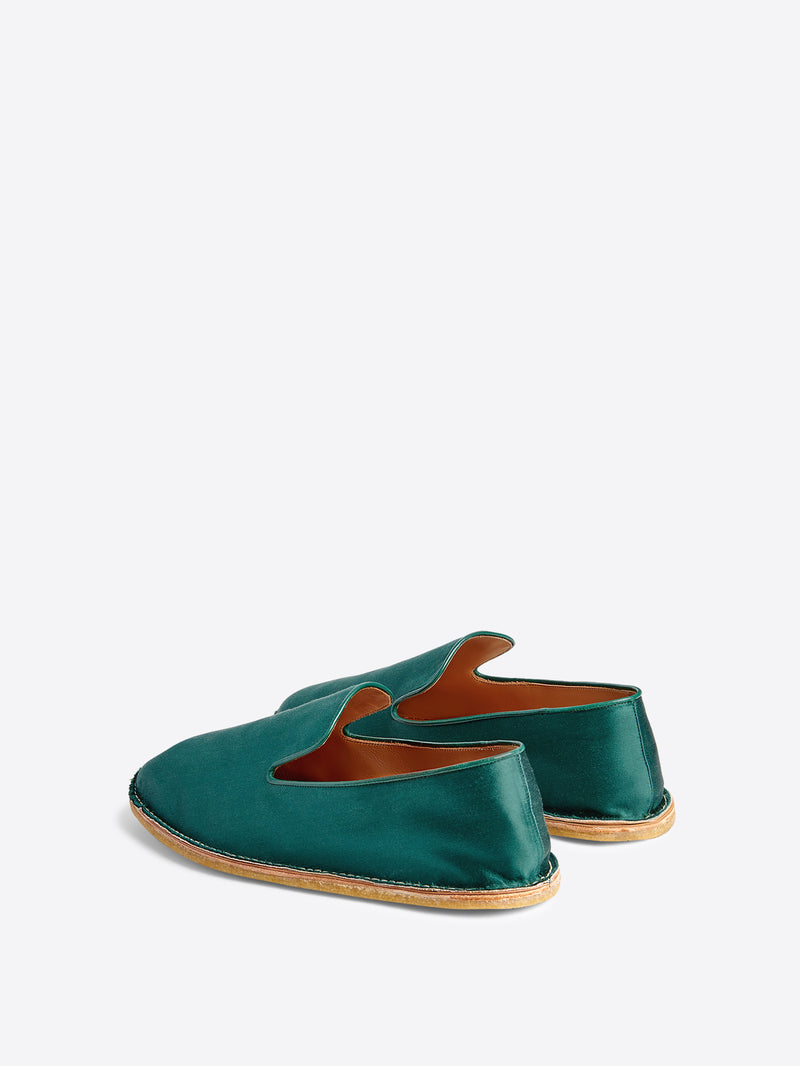 Satin loafers