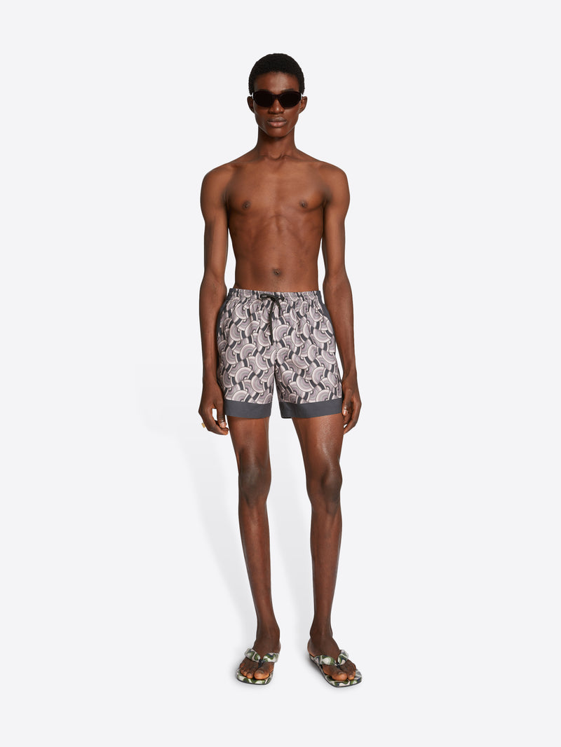 mens dress swim shorts Polo Ralph Lauren Men's 5.75" Traveler Classic Swim Trunks, Blue, XL