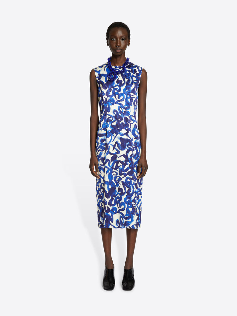 Printed shift dress - Autumn-Winter Women | Dries Van Noten