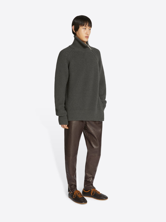 Zipped turtleneck sweater - Autumn-Winter Men | Dries Van Noten