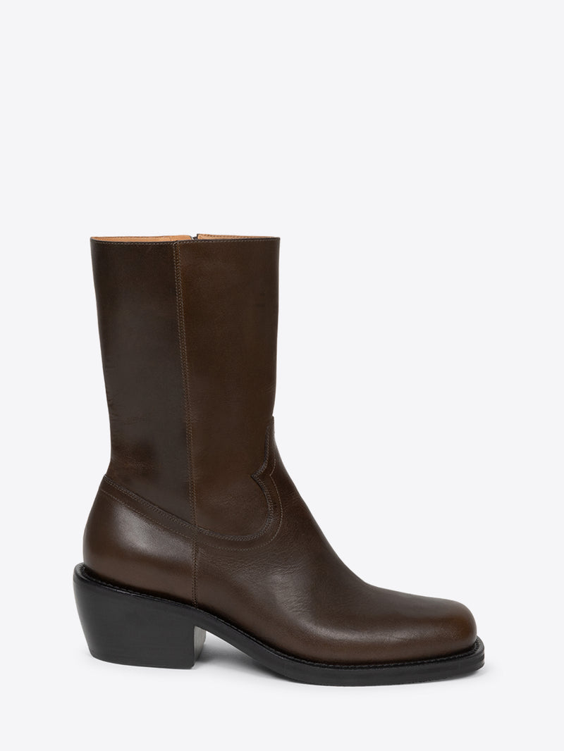 High leather boots - Autumn-Winter Men | Dries Van Noten