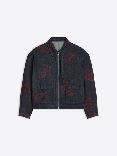 Embroidered denim jacket - Dries Van Noten