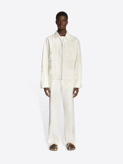Embroidered denim jacket - Dries Van Noten