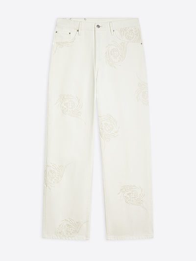 Embroidered jeans - Dries Van Noten