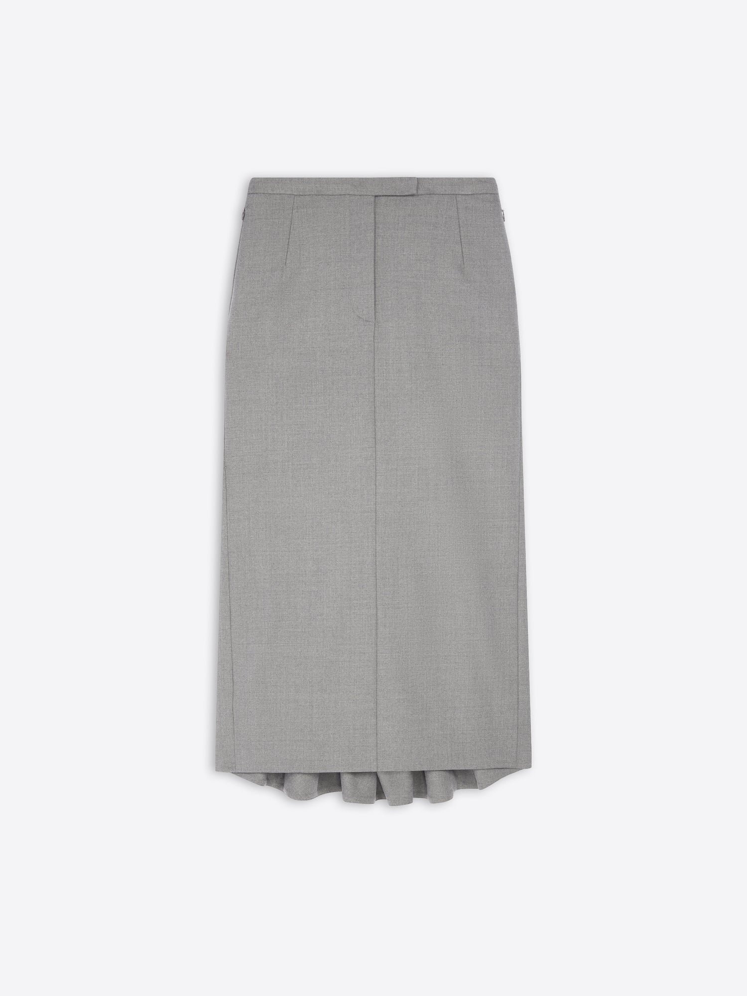 Gray skirt on a white background