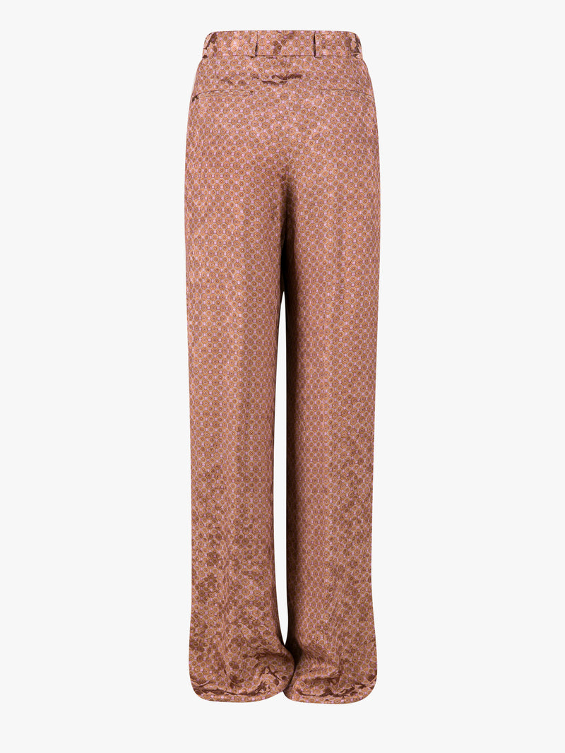 Patterned pants on a white background - Dries Van Noten