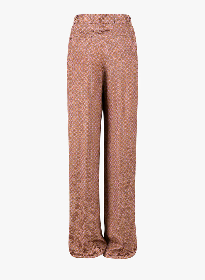 Patterned pants on a white background - Dries Van Noten