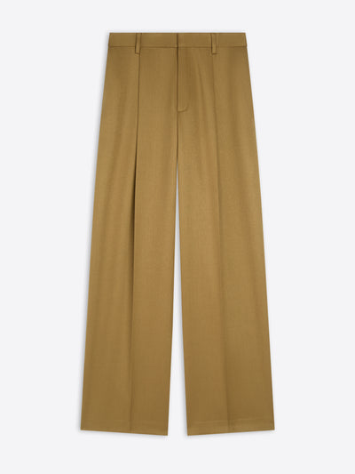 Regular fit, umber colored pants on a white background - Dries Van Noten