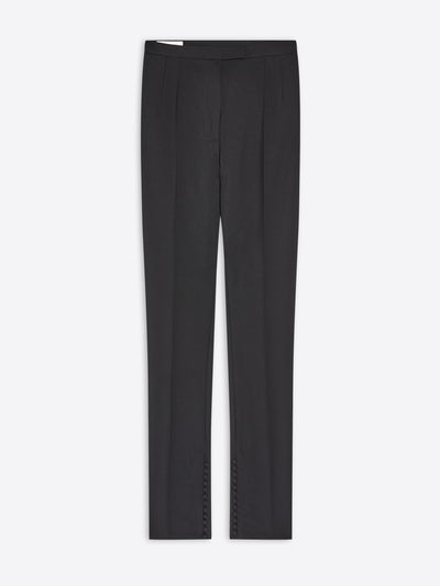 Black dresspants on a white background - Dries Van Noten