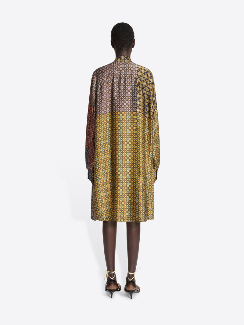 Printed shirt dress Autumn-Winter Women Dries Van Noten