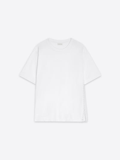 White t-shirt on a light gray background - Dries Van Noten