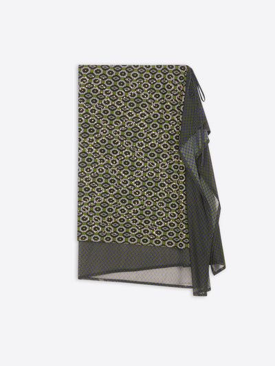 Patterned skirt on a white background - Dries Van Noten