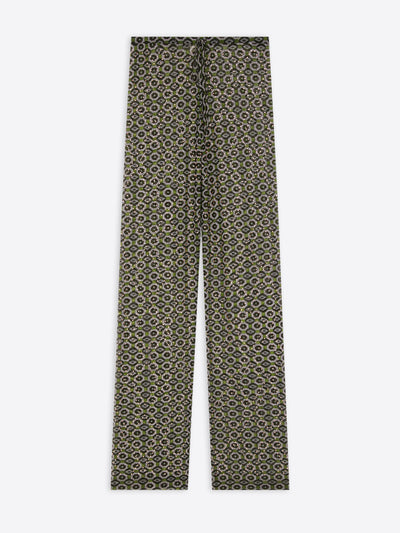 Patterned pants on a white background - Dries Van Noten