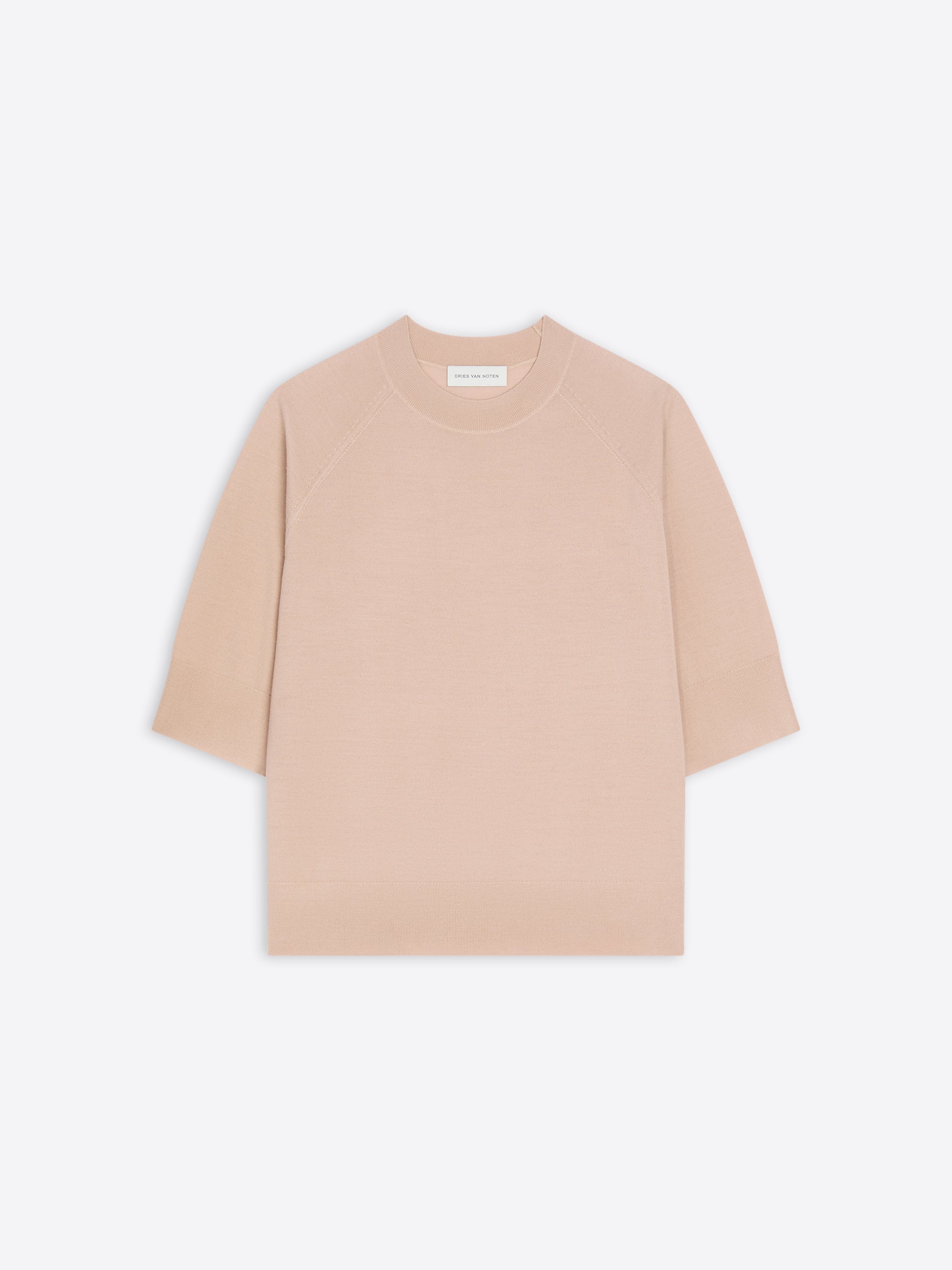DRIES VAN NOTEN 半袖ニット　切替　Lサイズ Merino sweater - Autumn-Winter Women | Dries Van Noten