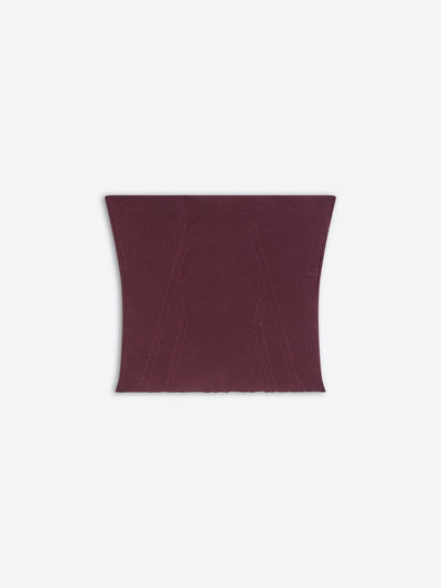 Burgundy knitted top on a white background - Dries Van Noten