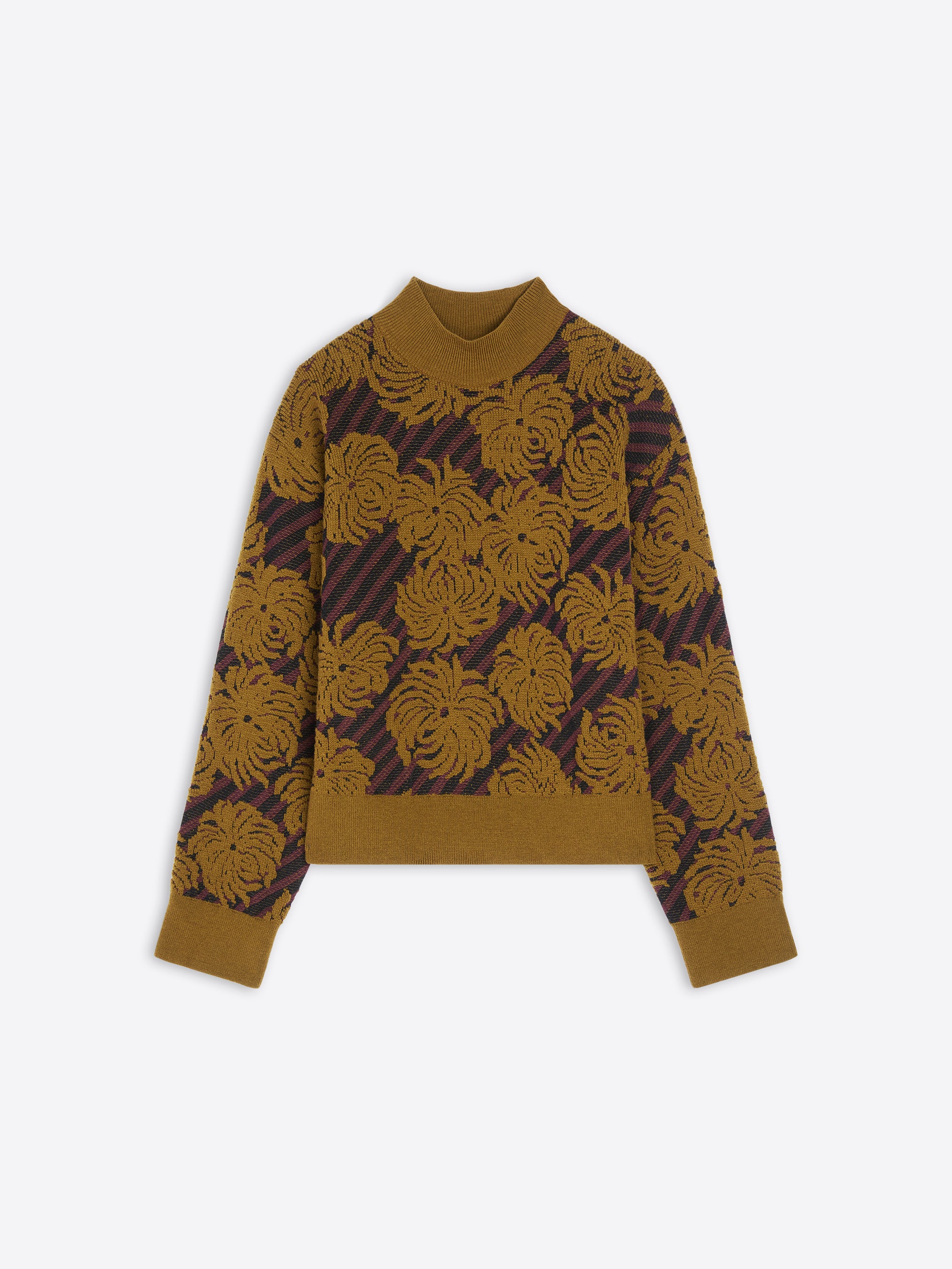 Jacquard wool sweater - Autumn-Winter Women | Dries Van Noten