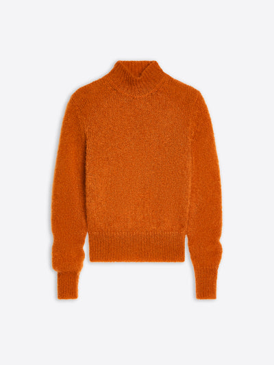 Orange sweater on a white background - Dries Van Noten