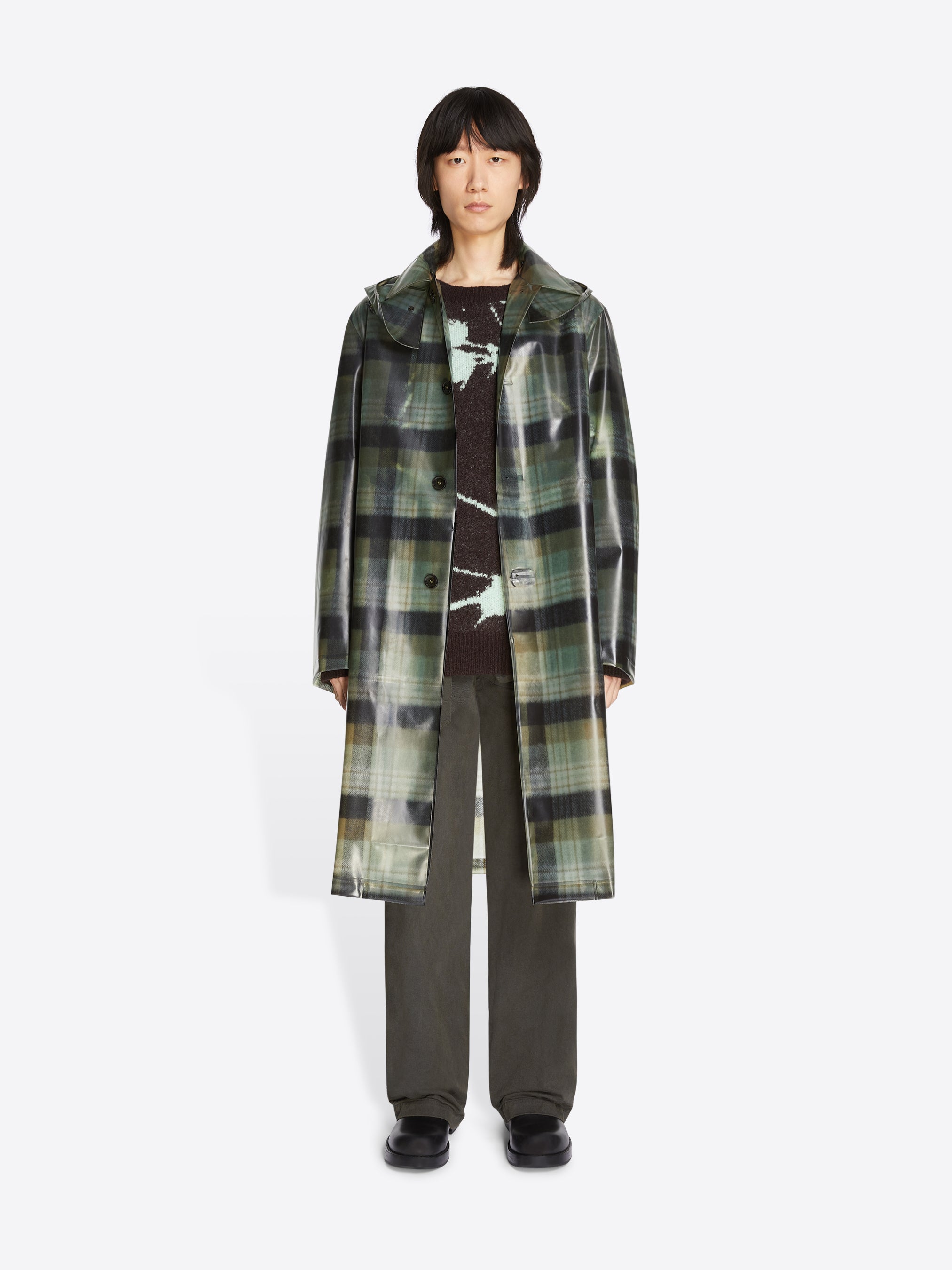 DRIES VAN NOTEN メンズ　ロングコート　カーキー　深緑 メンズコート＆ジャケット｜Dries Van Noten