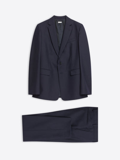 Navy suit on white background - Dries Van Noten