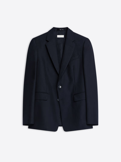 Navy blazer on white background - Dries Van Noten