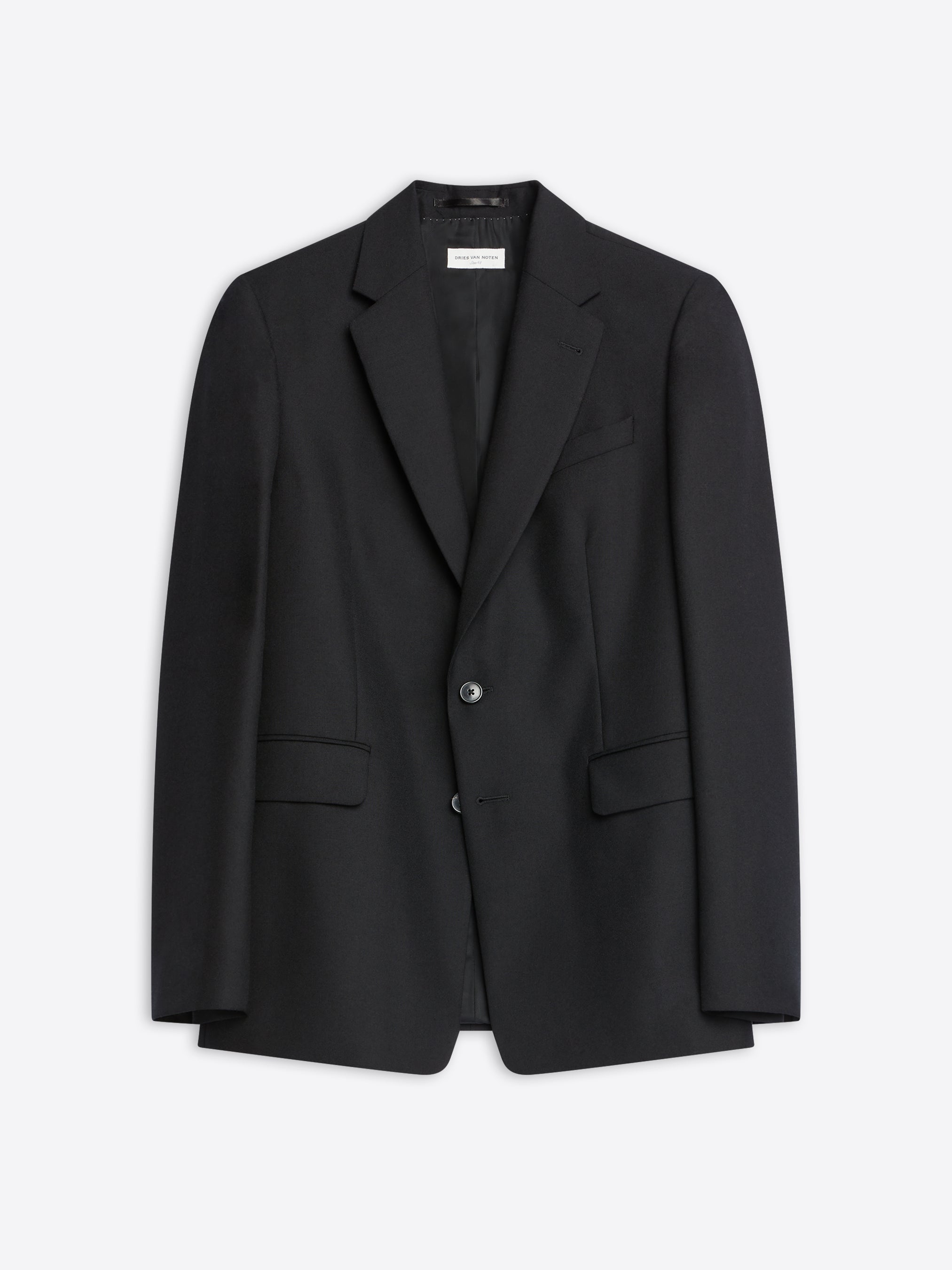 DRIES VAN NOTEN ダークグレー ストライプ ブレザー メンズ・ブレザー