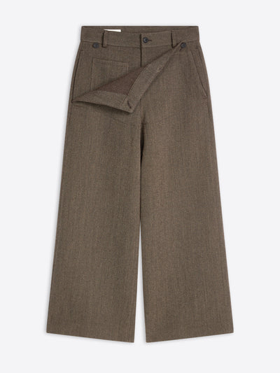 Brown pants on a white background - Dries Van Noten