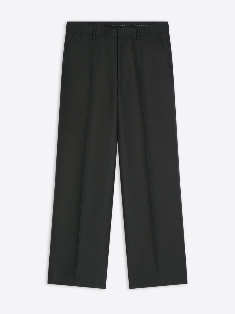 Black dress pants on a white background