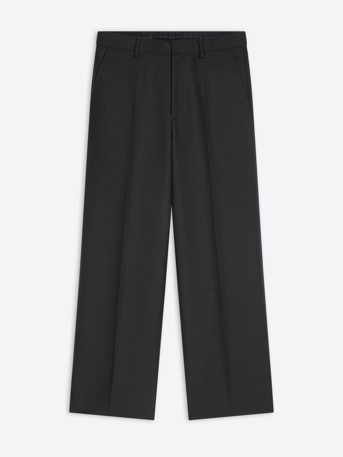 Black dress pants on a white background
