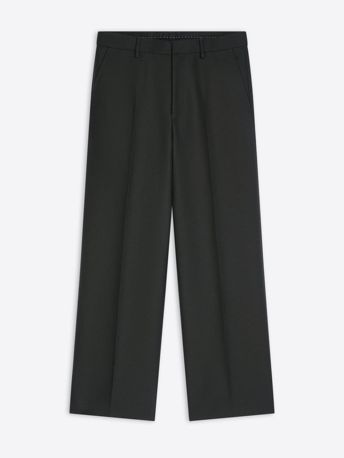 Black dress pants on a white background