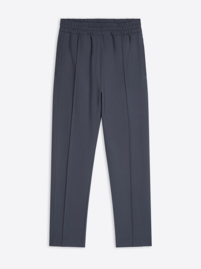 Navy colored tailored sweatpants on a white background - Dries Van Noten