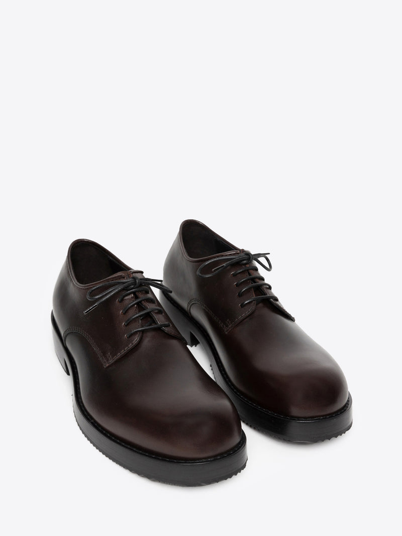 Dries Van Noten - Men - Leather Derby Shoes - Dark Brown Dries Van Noten - Men - Leather Derby Shoes - Dark Brown