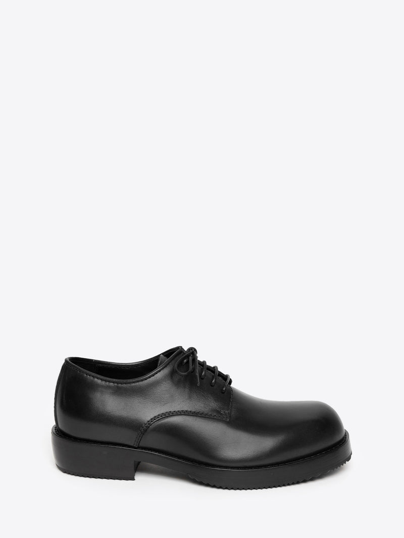 Lace Up Nio Nio Derbies HAVEN Rusty-brown Apron Derby Shoes